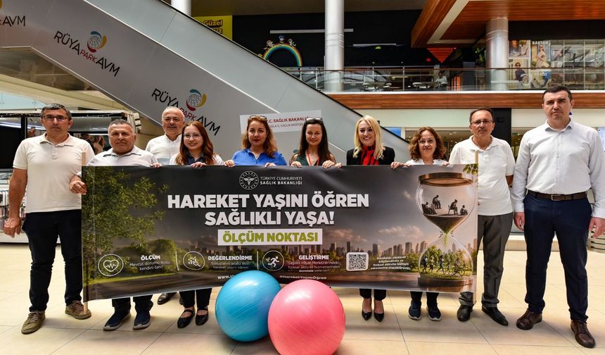 Menteşe’de “Hareket Yaşını Öğren, Sağlıklı Yaşa” Etkinliği