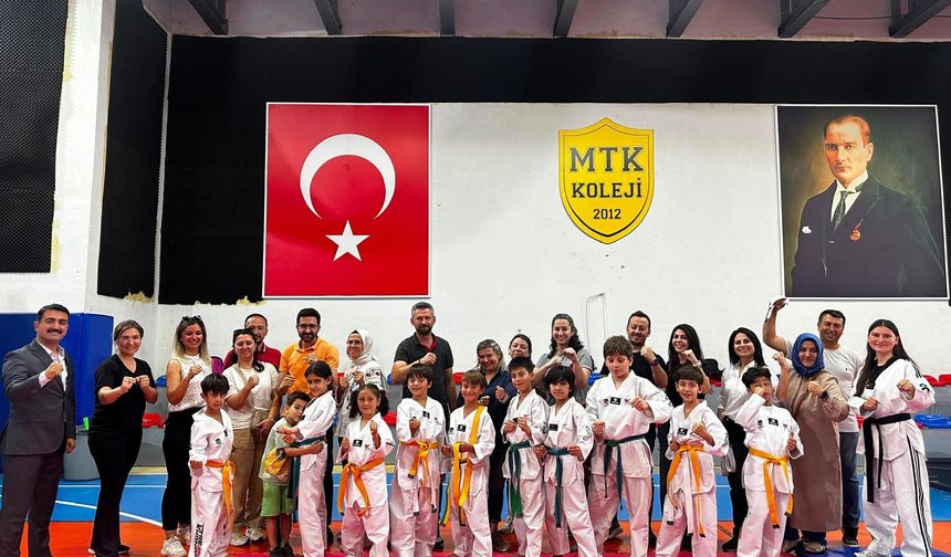MTK Koleji’nde Taekwondo Kuşak Terfi Heyecanı