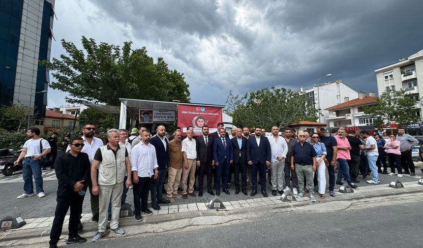 Şehit polis Tayfun Baş için lokma hayrı düzenlendi