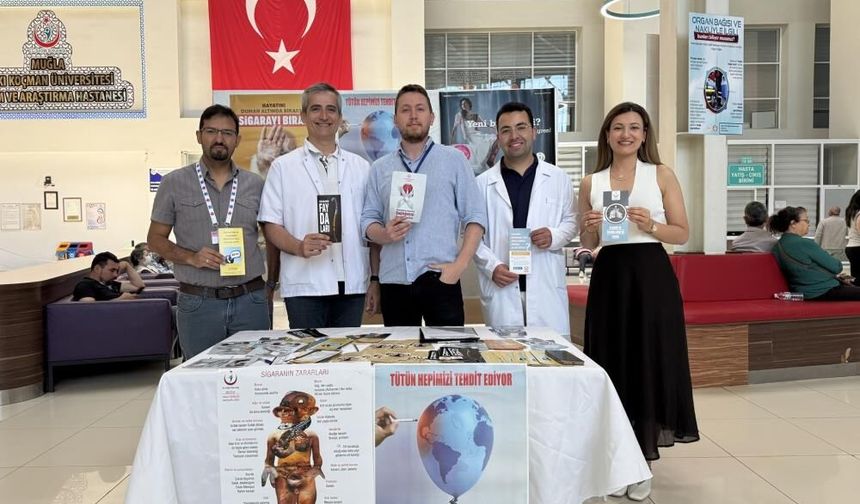 Muğla’da Dünya Tütünsüz Günü İçin Farkındalık Standı Kuruldu