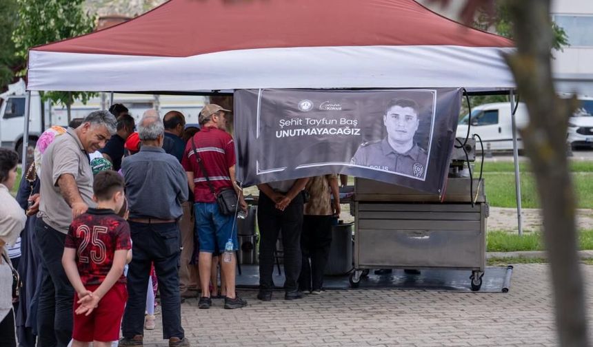 Menteşe Belediyesi’nden Şehit Polis Tayfun Baş İçin Lokma Hayrı