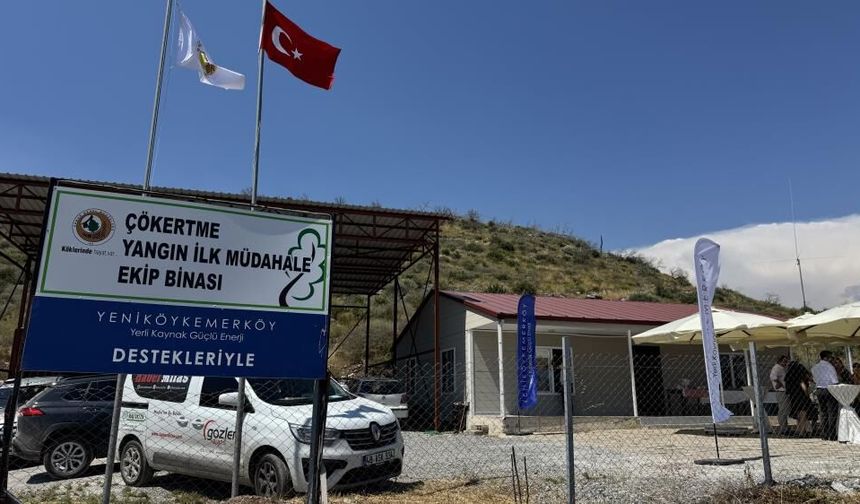 Çökertme Yangın İlk Müdahale Ekip Binası Hizmete Açıldı