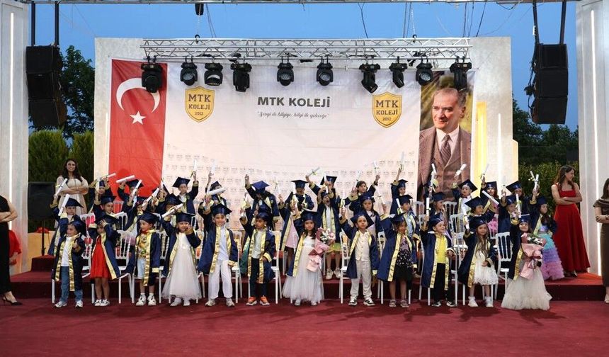 MTK Koleji’nde mezuniyet ve karne heyecanı yaşandı