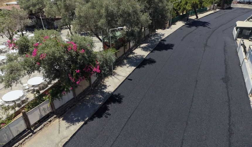 Bodrum’da iki cadde modern görünüme kavuştu