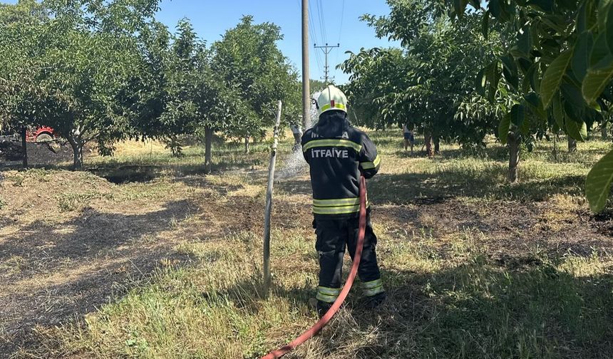 Menteşe’de Ot Yangını Söndürüldü