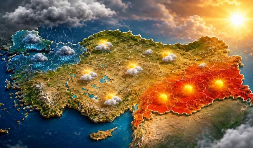 2 Temmuz Hava Durumu: Sıcaklık ve Sağanak Uyarısı