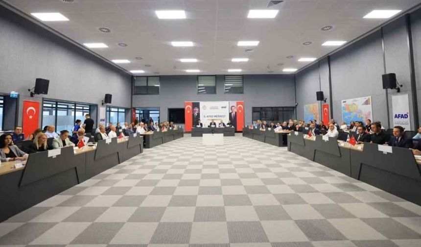 Muğla’da Afetlere Karşı Hazırlık Planı Görüşüldü
