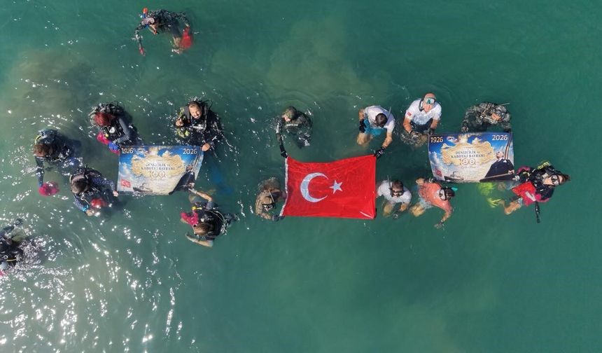 Bodrum’da denizden 370 kilogram atık çıkarıldı