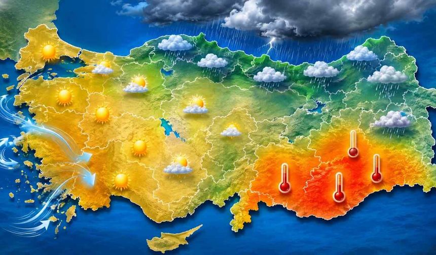 16 Temmuz hava durumu: Kuvvetli yağış uyarısı