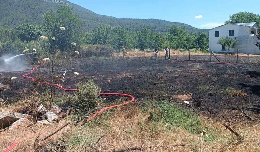 Menteşe’de Arazi Yangını Kontrol Altına Alındı