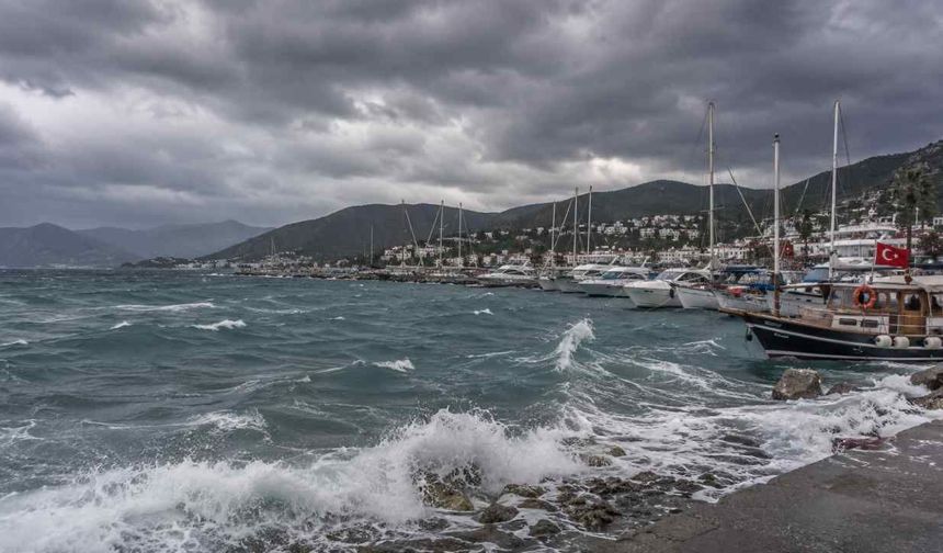 Muğla Kıyıları İçin Fırtına Uyarısı