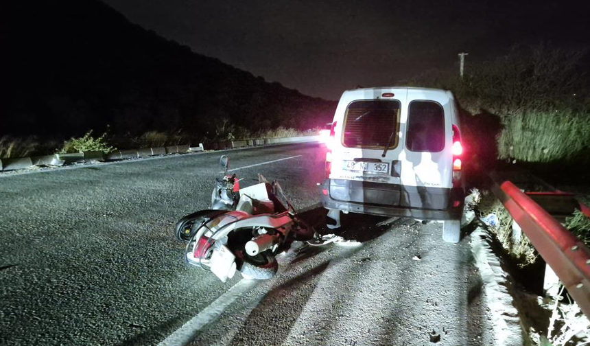 Bodrum’da Kaza Geçiren Motosiklet Sürücüsü Hayatını Kaybetti