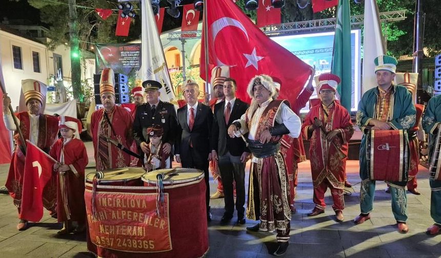 Bodrum’da 15 Temmuz’un 10’uncu Yılında Milli Birlik Yürüyüşü