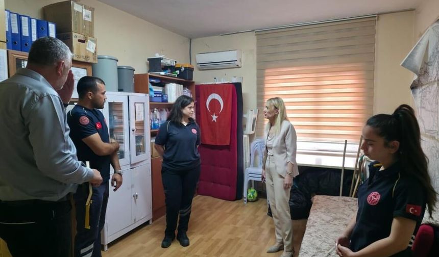 İl Sağlık Müdürü Akça, Kavaklıdere'deki acil sağlık istasyonlarını inceledi