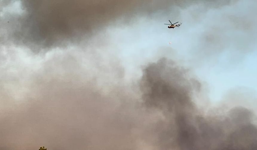 Gün Ağardı, Yangın Uçakları Yeniden Havalandı