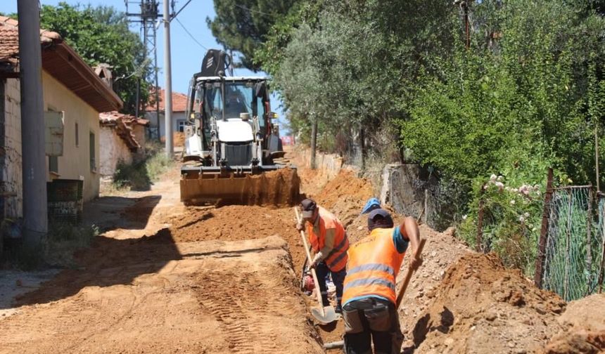 Doğanköy’de içme suyu hattı yenileniyor