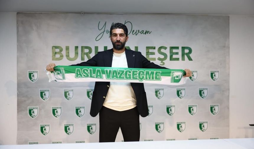 Bodrum FK’da Burhan Eşer Dönemi Devam Ediyor