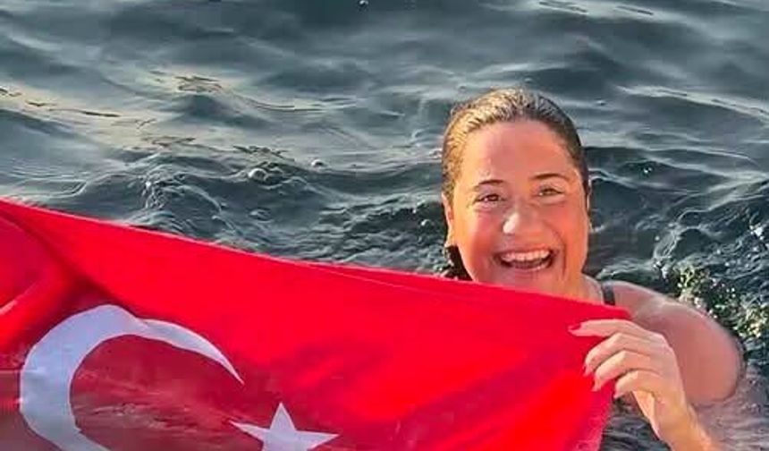 Aysu Türkoğlu Tsugaru Kanalı'nı geçerek yeni bir rekora imza attı