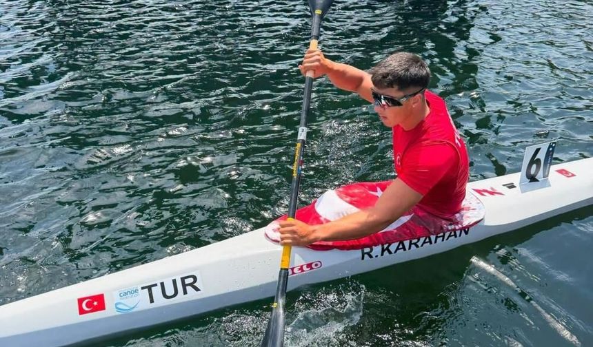 Rahmi Kaan Karahan’dan Türk kano tarihinde ilk madalya