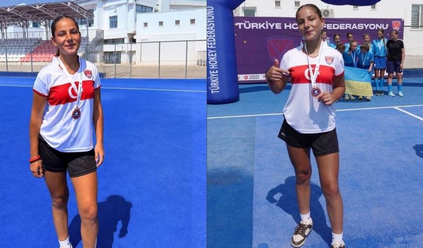 Muğlalı Tuanna Sel, Hokey Milli Takımı ile Avrupa üçüncüsü oldu