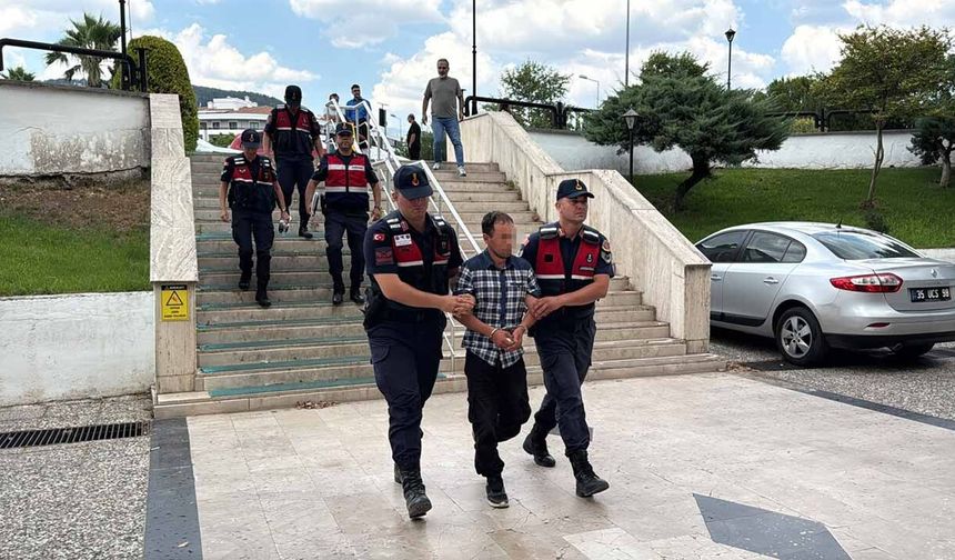 Menteşe'de arkadaşını öldüren zanlı adliyeye sevk edildi