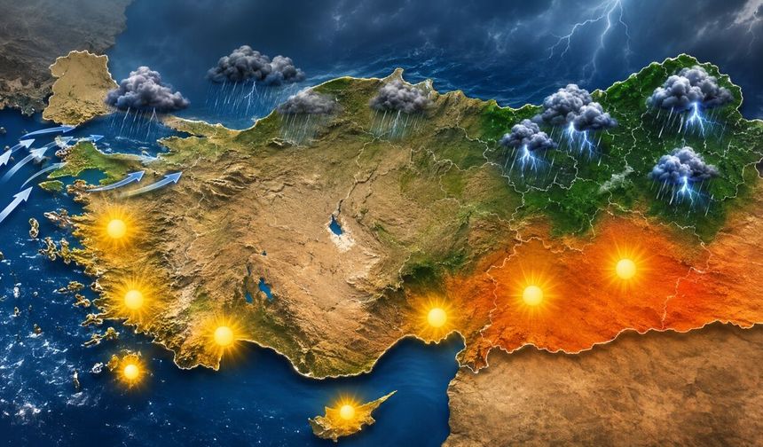9 Ağustos hava durumu alarm verdi: 5 ilde kuvvetli yağış