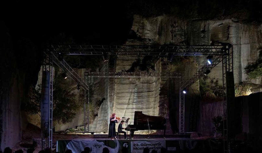 Gümüşlük’te Tarihi Taş Ocağında Klasik Müzik Şöleni