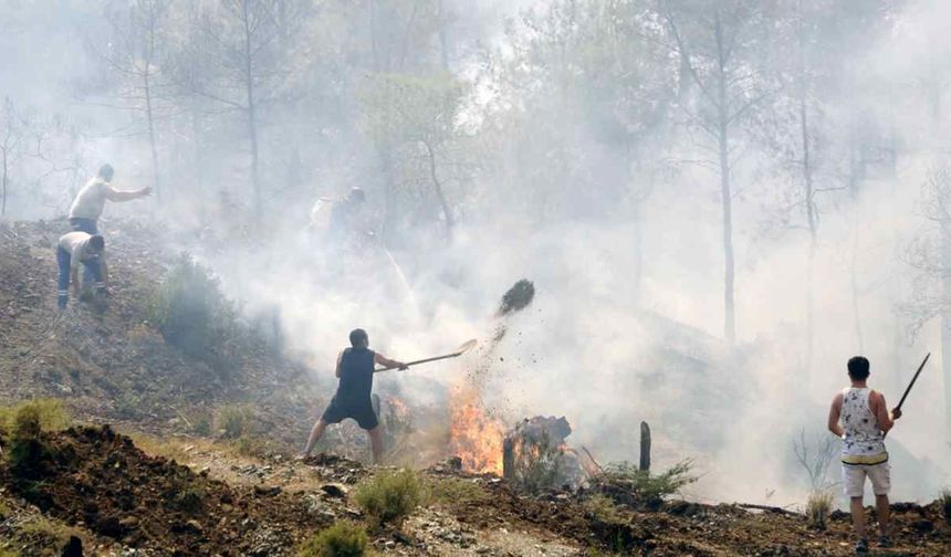 Muğla’da Yangına Karşı Tek Yürek