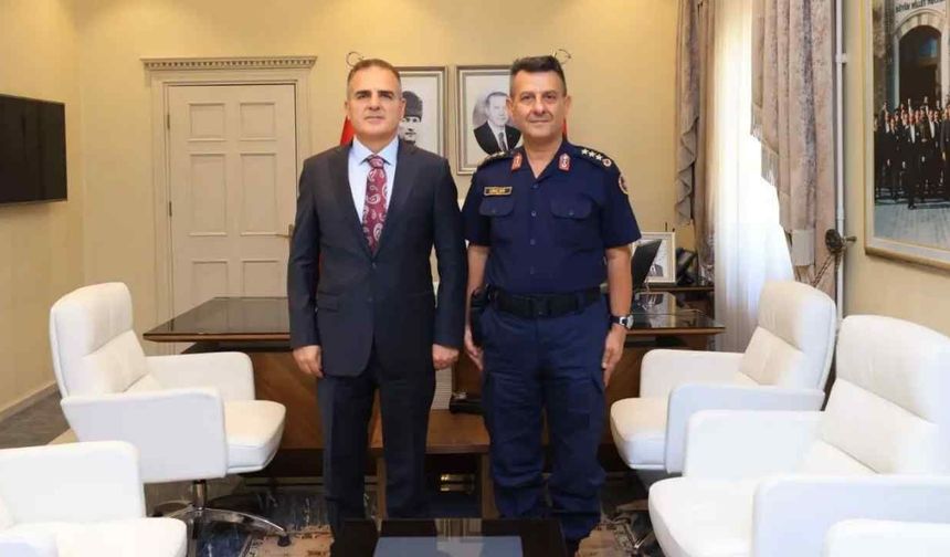 Jandarma Kıdemli Albay Murat Dinçer’den Vali Akbıyık’a Ziyaret