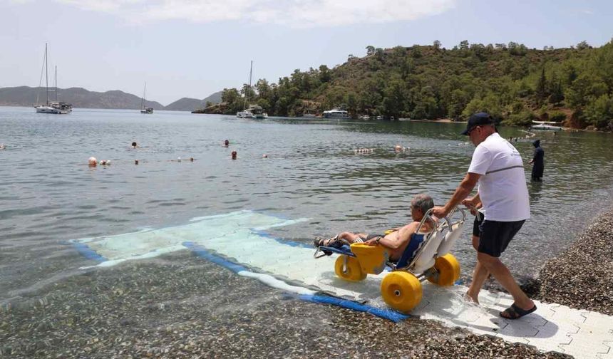 Muğla’da 23 engelsiz plaj engelli bireylerin kullanımında