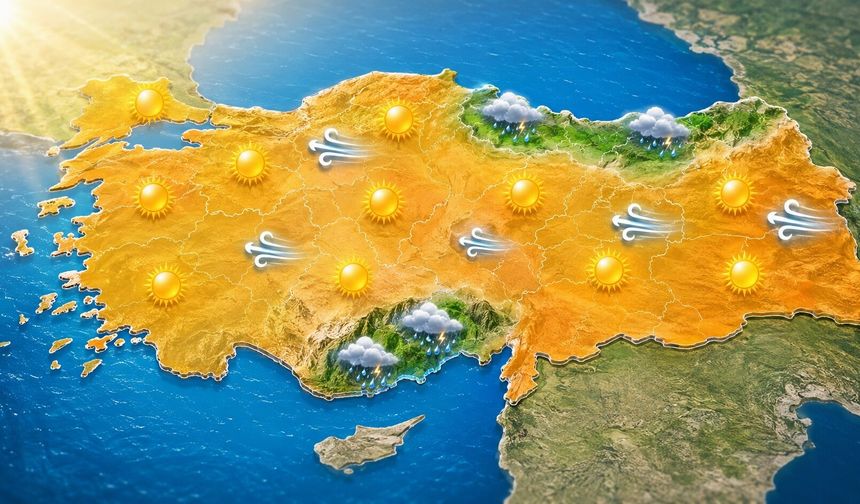 23 Ağustos Hava Durumu: Sıcaklık Artıyor, 4 Bölgeye Uyarı