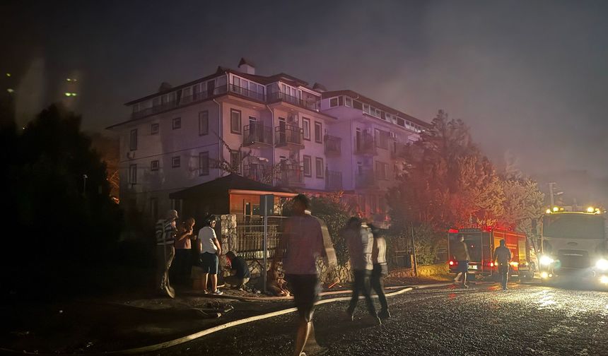 Fethiye’de Yangın Sonrası Trafik Akışı Kontrollü Sağlanıyor