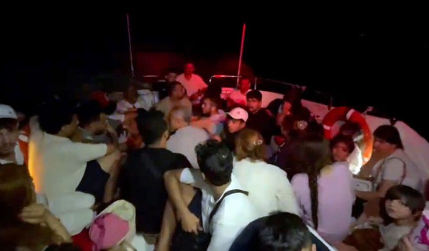 Datça Açıklarında 28 Göçmen Kurtarıldı