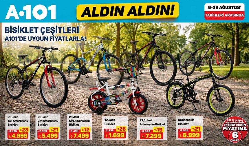 A101 Bisiklet Kampanyası Başladı, 27,5 ve 29 Jant Modeller Raflarda