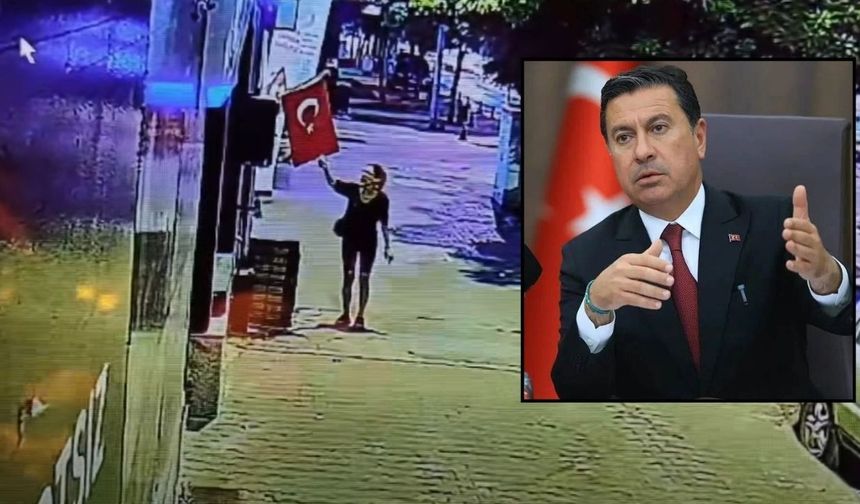Ahmet Aras’tan Türk Bayrağına yönelik saldırıya tepki