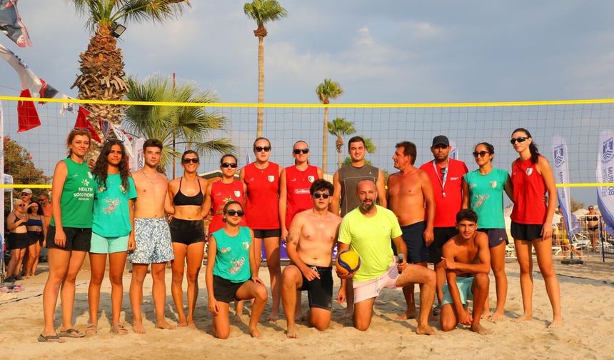 Akyarlar’da plaj voleybolu heyecanı başladı