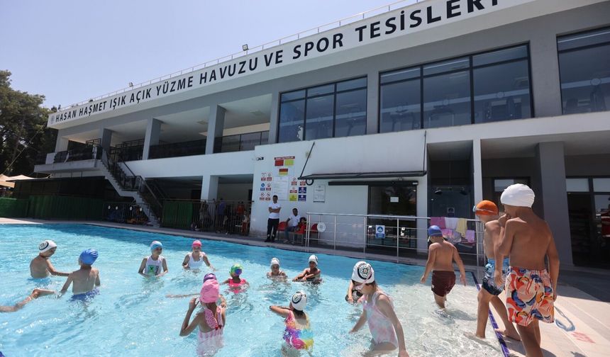 Kırsaldaki 97 çocuk “Yeşilden Maviye” ilk kulaçlarını attı