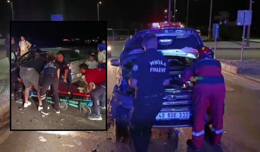 Menteşe’de kaza: Yaralı dede ailesini görmeden gitmedi