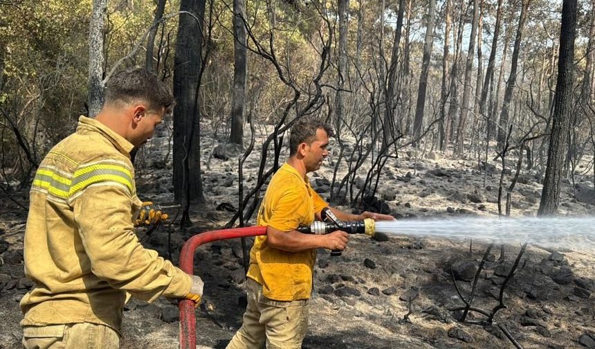 Marmaris Kaymakamlığı’ndan Yangın Sonrası Teşekkür