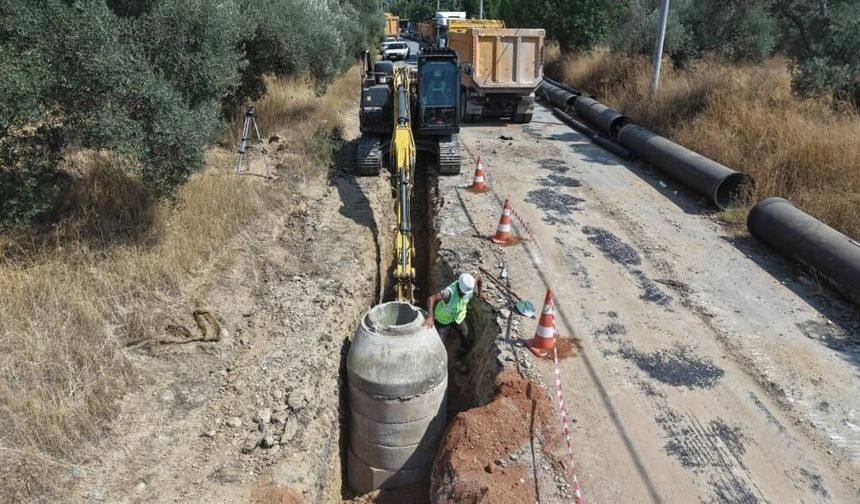 Milas’ta yıllardır beklenen kanalizasyon yatırımı başladı