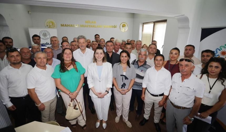 Milas’ta Muhtarların Talepleri Masaya Yatırıldı