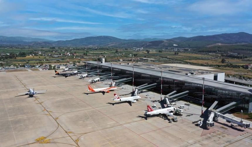 Milas-Bodrum Havalimanı’nda 7 ayda 2,3 milyon yolcu