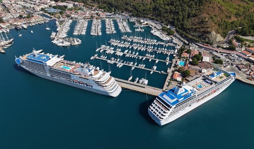 Marmaris Kruvaziyer Turizminde Rekora Koşuyor: Hedef 70 Gemi, 250 Bin Yolcu
