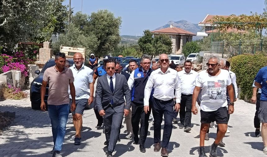 Datça’da Yol, Altyapı ve Çevre Çalışmaları Hız Kazandı