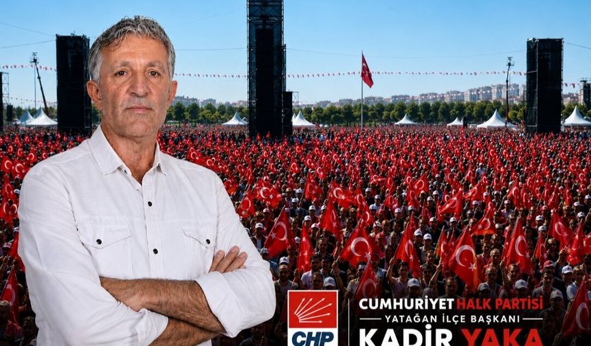 Kadir Yaka CHP Yatağan İlçe Başkanlığına Atandı