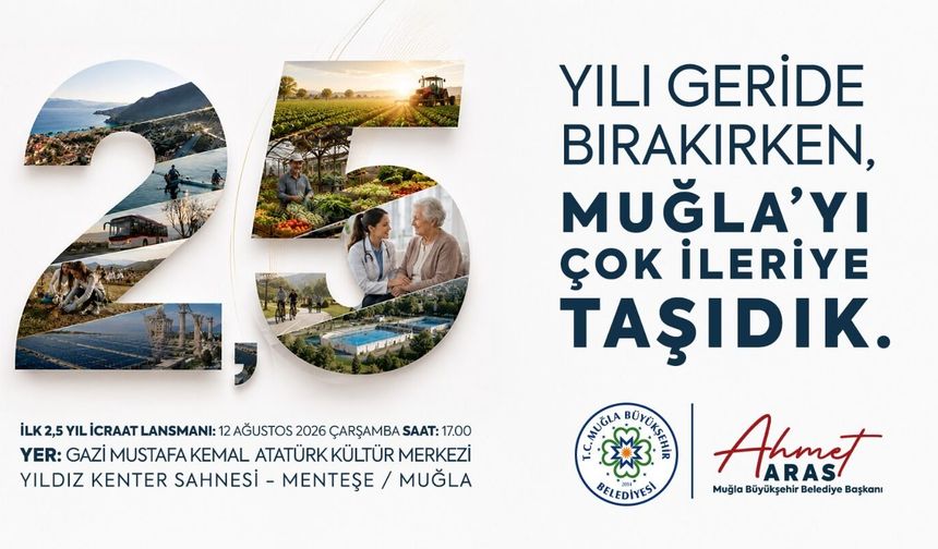 Muğla Büyükşehir 2,5 Yılın Karnesini Açıklayacak