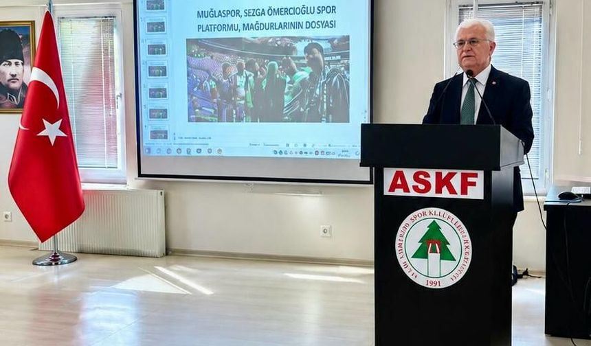 Muğla ASKF’de Mehmet Top yeniden başkan seçildi