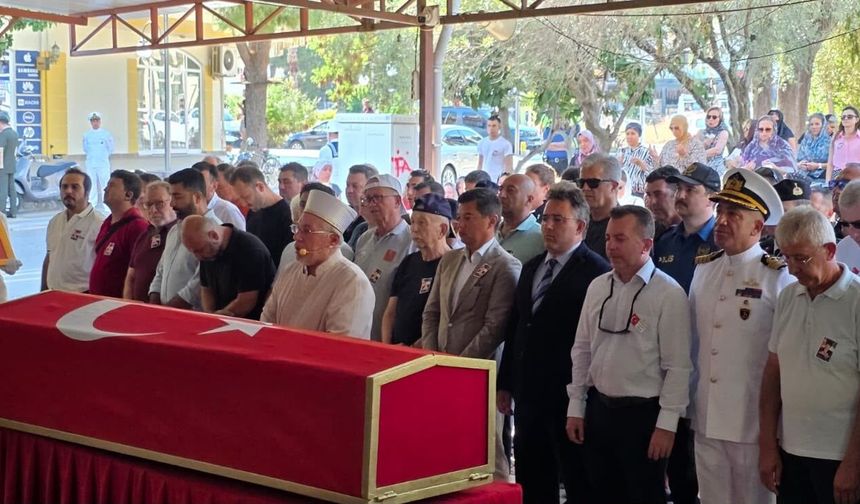 Marmaris’te gazi Yavuzer için cenaze töreni