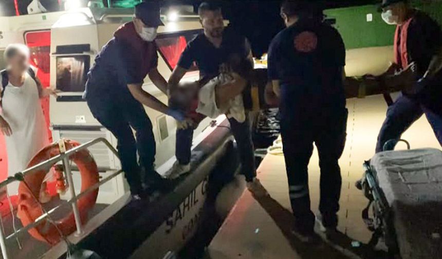 Marmaris ve Fethiye’de iki ayrı tıbbi tahliye