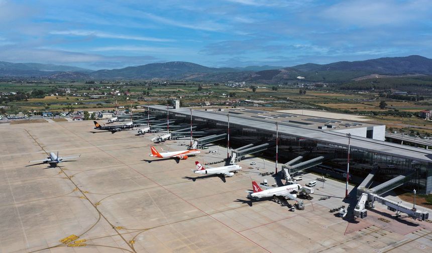 Milas-Bodrum’da 3,2 milyon yolcu
